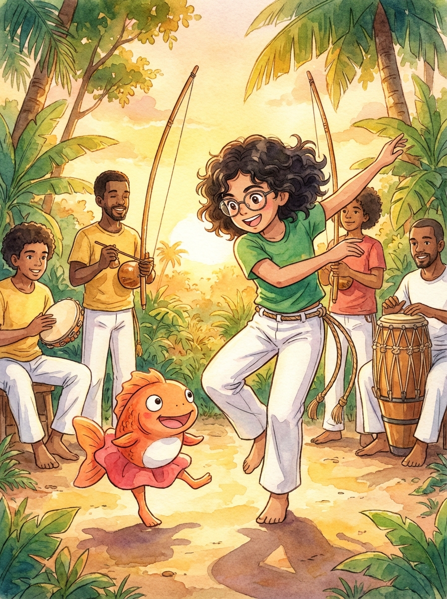 Nyra doing ginga with Ponyo